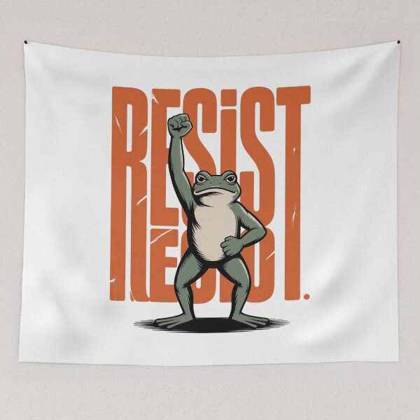 Item preview, Resist frog designed and sold by Mateusz Majcherek.