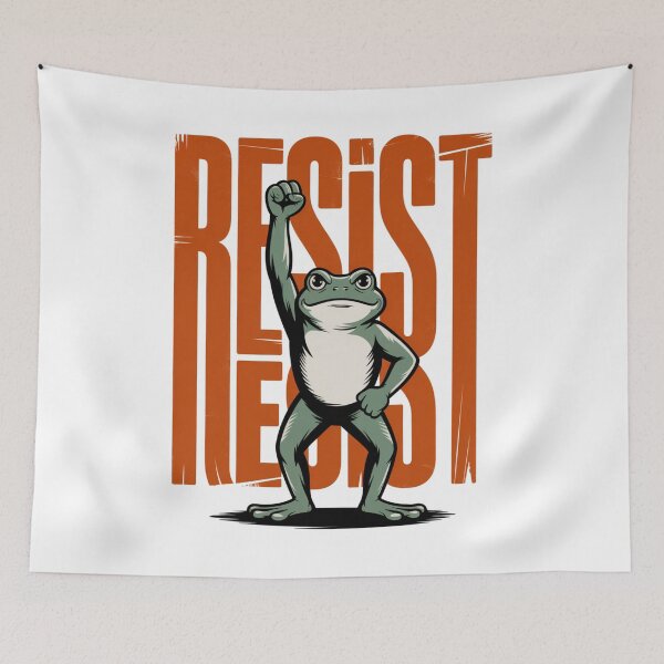 Item preview, Resist frog designed and sold by Mateusz Majcherek.