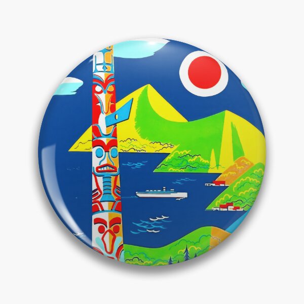 Item preview, Vintage Travel Poster | Alaska Adventure | Fly Northwest Orient Airlines | Mid-Century Art & Retro Design | Bold Colors designed and sold by artofuniverse.
