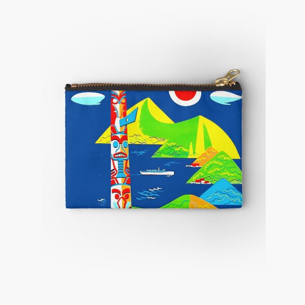 Item preview, Vintage Travel Poster | Alaska Adventure | Fly Northwest Orient Airlines | Mid-Century Art & Retro Design | Bold Colors designed and sold by artofuniverse.