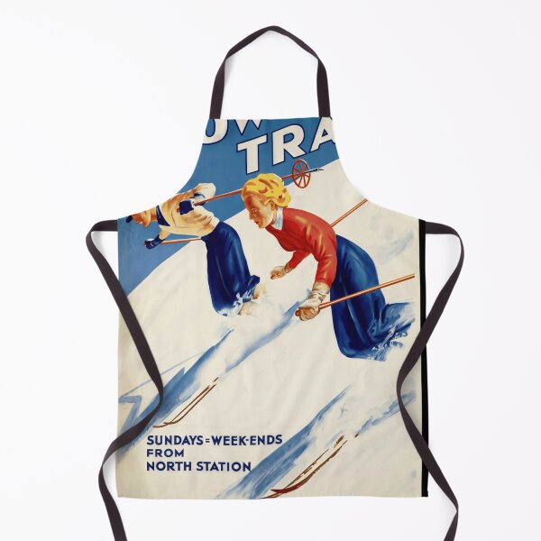 Item preview, Vintage Snow Train Poster | Boston and Maine Railroad Ski Trip Art | 1930s-1950s Travel & Adventure Decor Print designed and sold by artofuniverse.