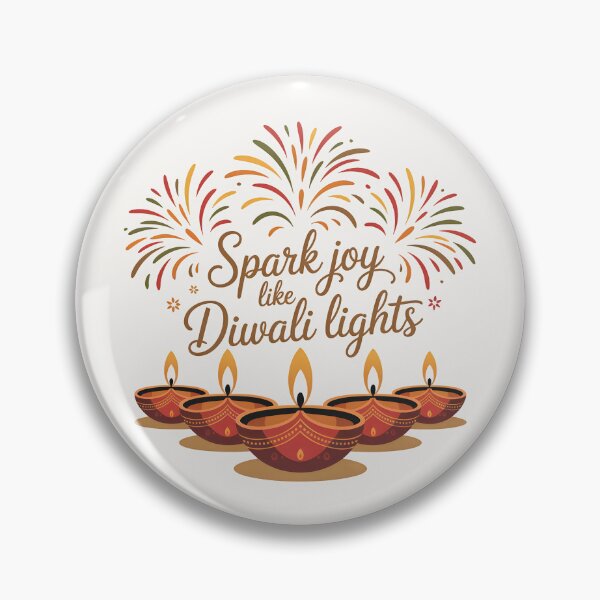 Item preview, Spark Joy Like Diwali Lights – Festive Celebration Design designed and sold by Jollys-ArtShop.