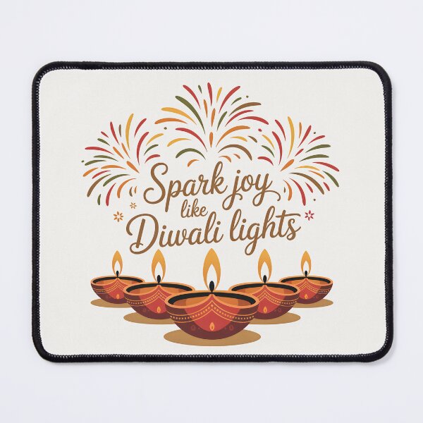 Item preview, Spark Joy Like Diwali Lights – Festive Celebration Design designed and sold by Jollys-ArtShop.