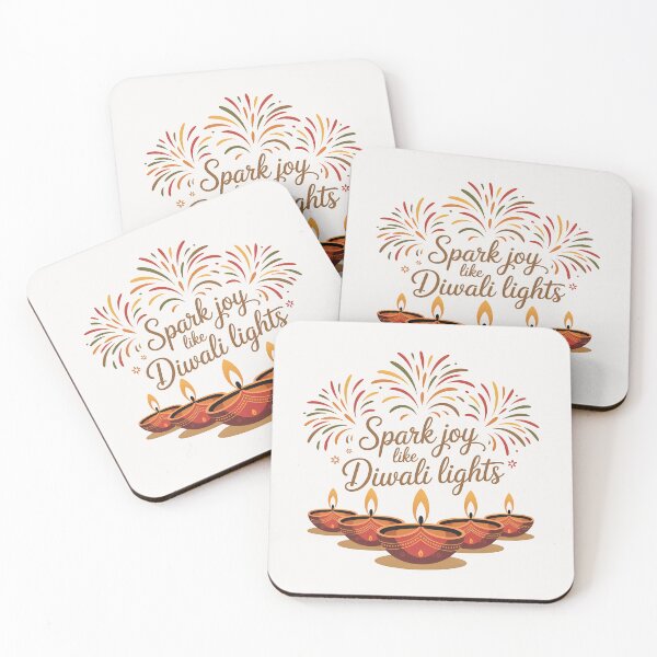 Item preview, Spark Joy Like Diwali Lights – Festive Celebration Design designed and sold by Jollys-ArtShop.
