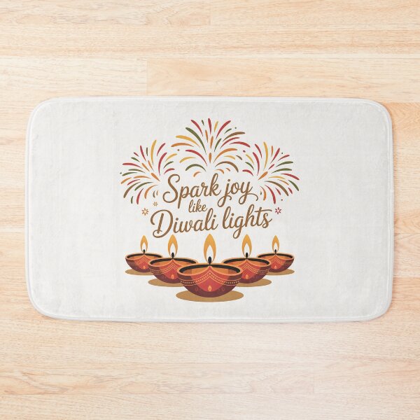 Item preview, Spark Joy Like Diwali Lights – Festive Celebration Design designed and sold by Jollys-ArtShop.