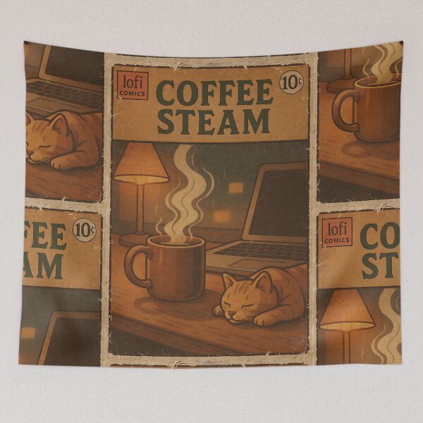 Item preview, Chill Lofi: Coffee Steam designed and sold by bapupa.