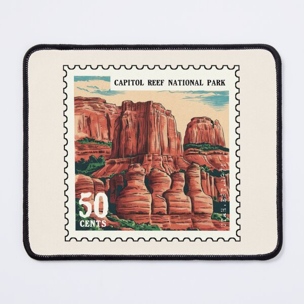 Item preview, Capitol Reef National Park Postage Stamp, (Utah, United States) designed and sold by PinkandP.