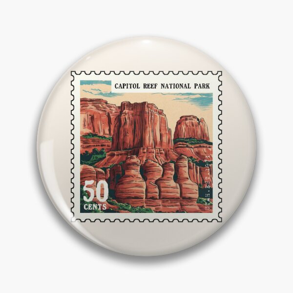 Item preview, Capitol Reef National Park Postage Stamp, (Utah, United States) designed and sold by PinkandP.