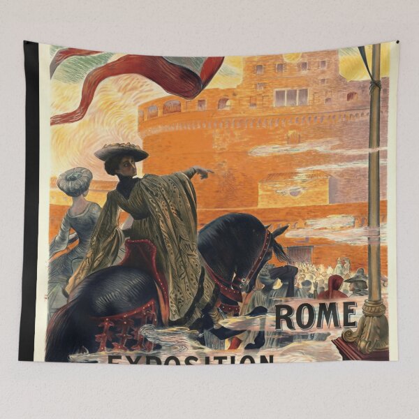 Item preview, Vintage Art Nouveau Poster | Exposition Internationale Rome 1911 | Italian Unification | Historical Travel & Tourism Art designed and sold by artofuniverse.