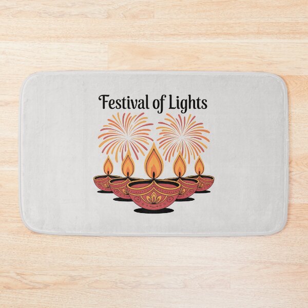 Item preview, Festival of Lights – Elegant Diwali Celebration Design designed and sold by Jollys-ArtShop.