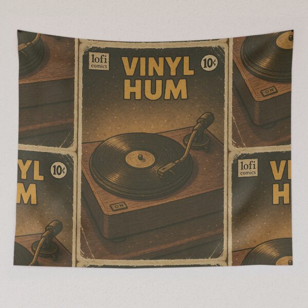Item preview, Cozy Lofi: Vinyl Hum designed and sold by bapupa.