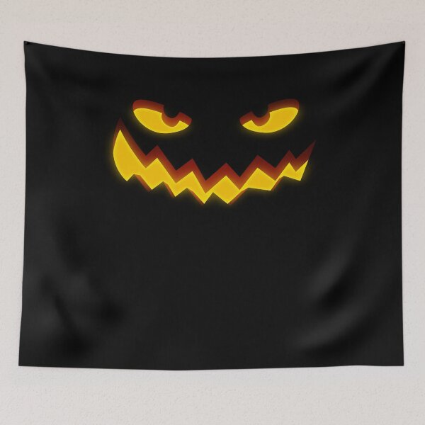 Item preview, Halloween Evil Pumpkin Face Confident Savage Laugh Creepy Jack-O’-Lantern Spooky Illustration designed and sold by MONTRIS.