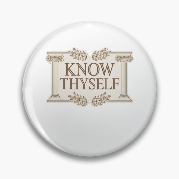 Item preview, ancient greek quote - Know Thyself designed and sold by Mateusz Majcherek.