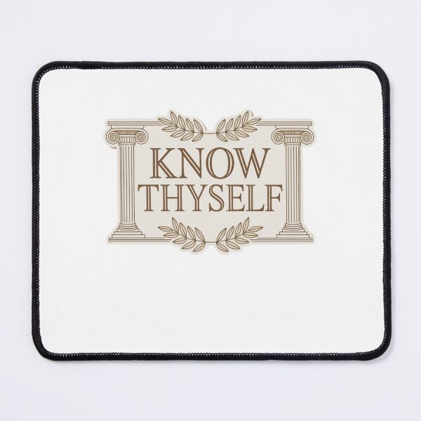 Item preview, ancient greek quote - Know Thyself designed and sold by Mateusz Majcherek.