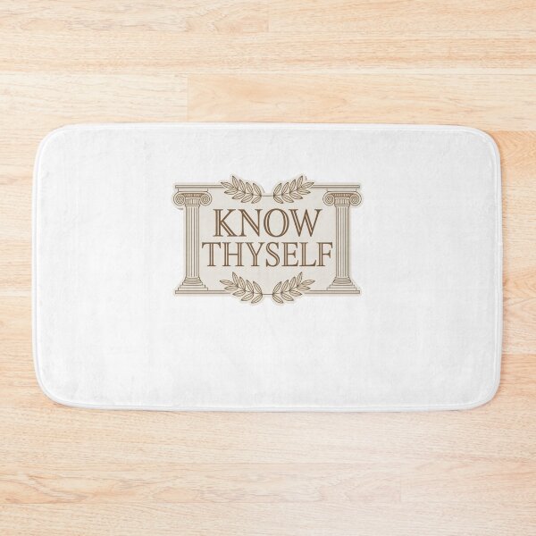 Item preview, ancient greek quote - Know Thyself designed and sold by Mateusz Majcherek.