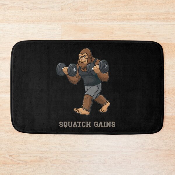 Item preview, Squatch Gains – Funny Bigfoot Gym Workout designed and sold by SidTastic .