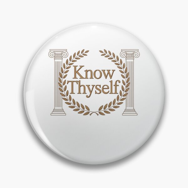 Item preview, ancient greek quote - Know Thyself designed and sold by Mateusz Majcherek.