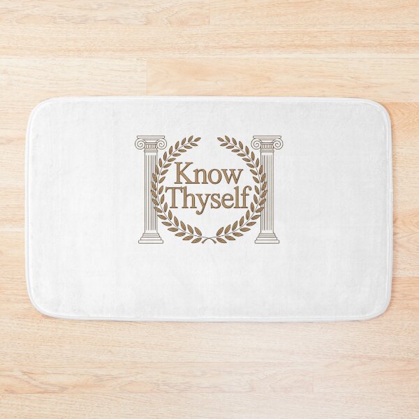 Item preview, ancient greek quote - Know Thyself designed and sold by Mateusz Majcherek.