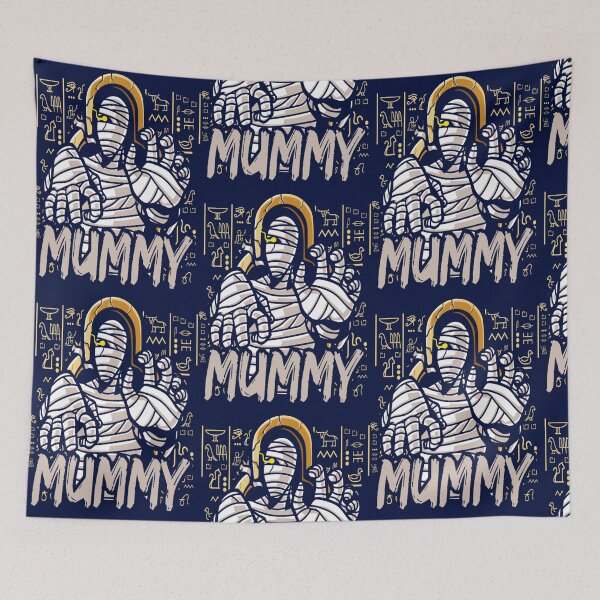 Item preview, cool ancient egypt mummy hieroglyphic graphic art theme designed and sold by maximuselias.