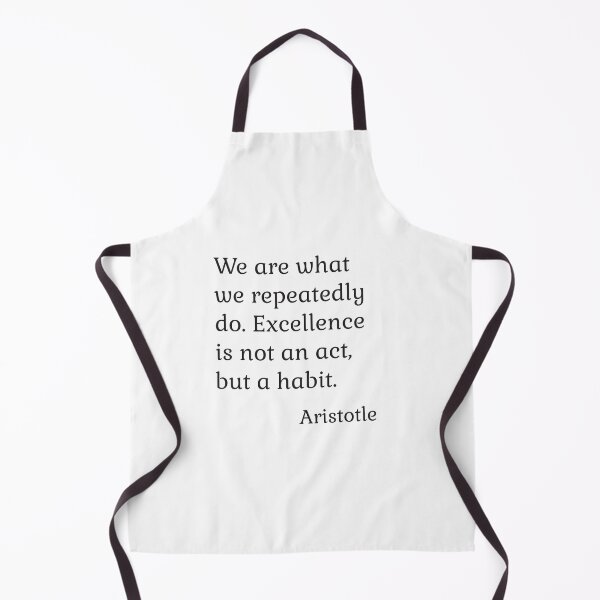 Item preview, We are what we repeatedly do. Excellence, then, is not an act, but a habit - Aristotle Quotes designed and sold by Inspirationmotivation.