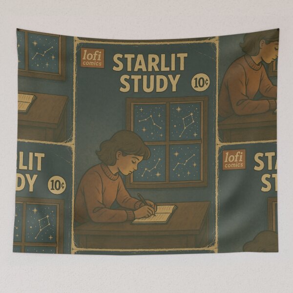Item preview, Dreamy Lofi: Starlit Study designed and sold by bapupa.