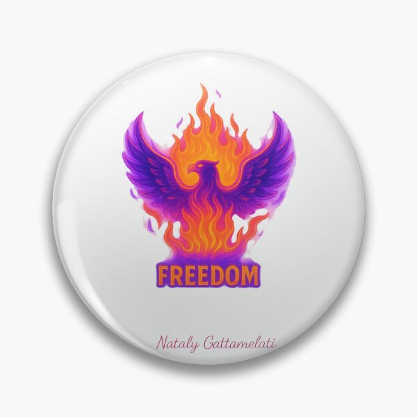 Item preview, ? “Phoenix Rising Freedom Fire Artwork” designed and sold by natalygattamelati.