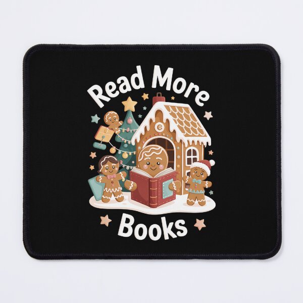 Item preview, Christmas Teacher Books Funny Gingerbread Xmas designed and sold by cosmicncozyS.