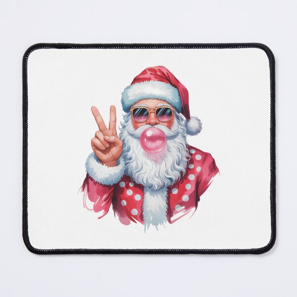Item preview, Santa Claus Blowing Bubble Gum Pink Sunglasses Christmas designed and sold by Sunset4Bones.