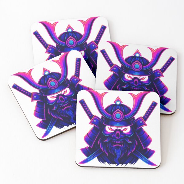 Item preview, Neon Fury Samurai designed and sold by GlowAIDesigns.
