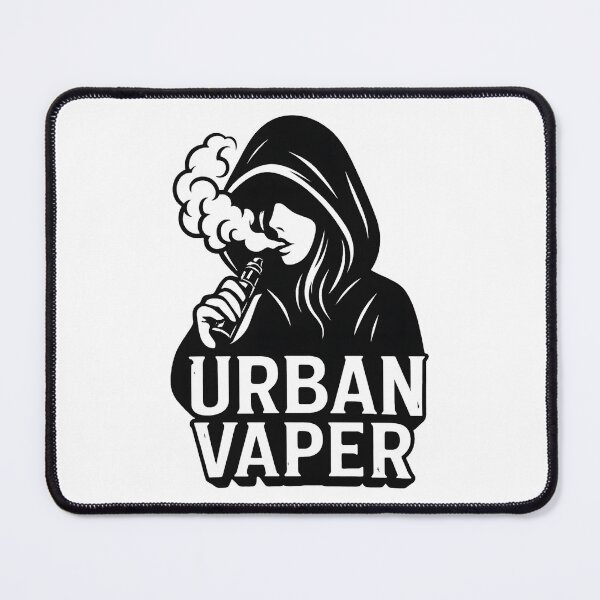 Item preview, Urban Vaper – Female Hoodie Silhouette Smoke Art designed and sold by House of Taste Vape Designs.