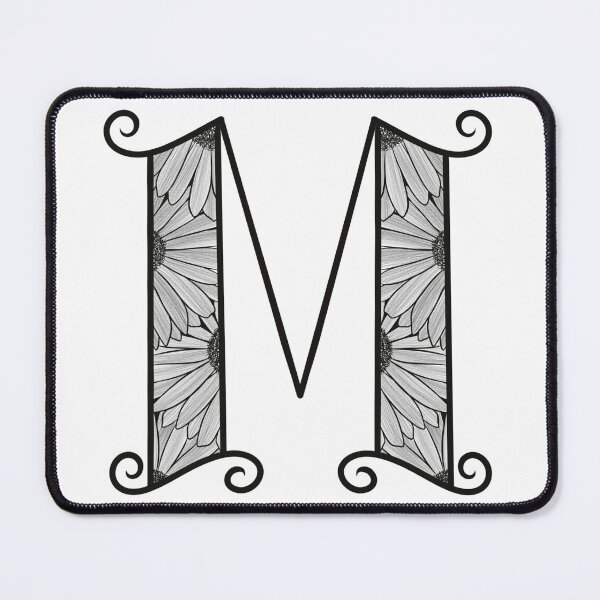 Item preview, Sunflower Inspired Letter M designed and sold by SSN-ART.