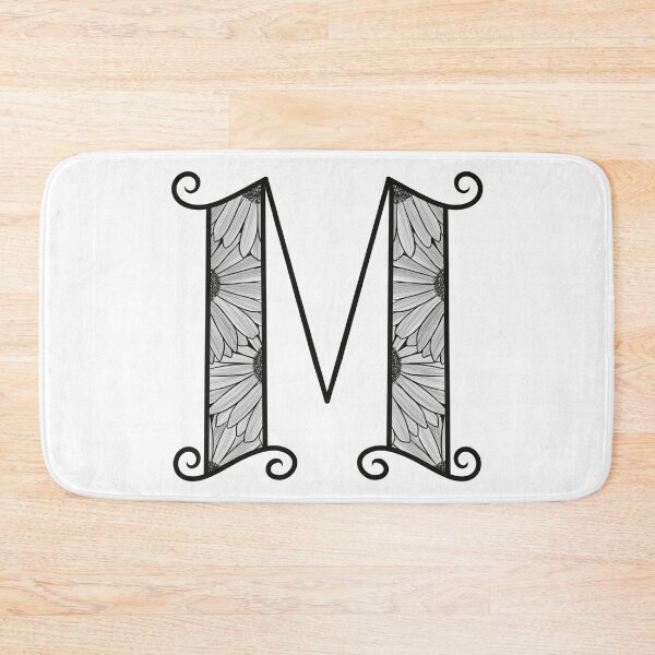 Item preview, Sunflower Inspired Letter M designed and sold by SSN-ART.