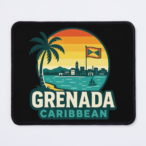 Item preview, Grenada Caribbean Retro Travel designed and sold by TomFrontierArt.