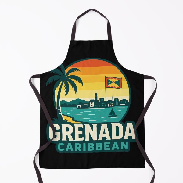 Item preview, Grenada Caribbean Retro Travel designed and sold by TomFrontierArt.