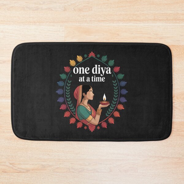 Item preview, One Diya at a Time – Elegant Diwali Festival Design designed and sold by Jollys-ArtShop.