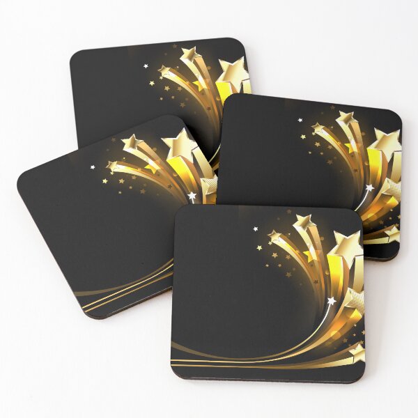 Item preview, Golden stars and comets designed and sold by Blackmoon9.