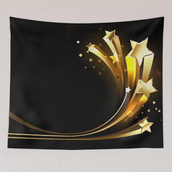 Item preview, Golden stars and comets designed and sold by Blackmoon9.
