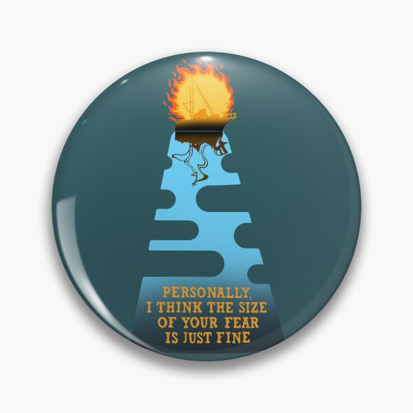 Item preview, The Size of Your Fear – 50 Years of Jaws Tribute designed and sold by CARPIO Creations.