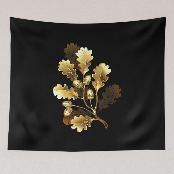 Item preview, Symmetrical golden oak branches designed and sold by Blackmoon9.
