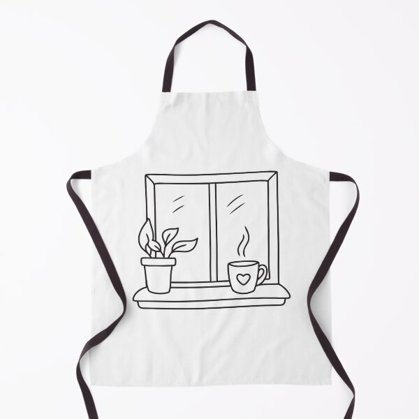 Item preview, A hot tea cup on a windowsill beside a potted plant designed and sold by rasagamastore.