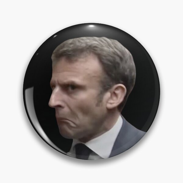 Item preview, Macron doubtful Meme designed and sold by Crealice.