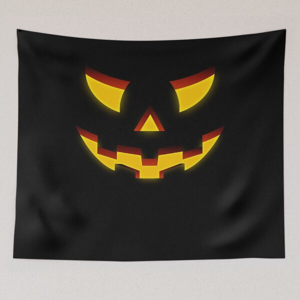Item preview, Halloween Evil Smile Pumpkin Face Creepy Jack-O’-Lantern Spooky Illustration designed and sold by MONTRIS.