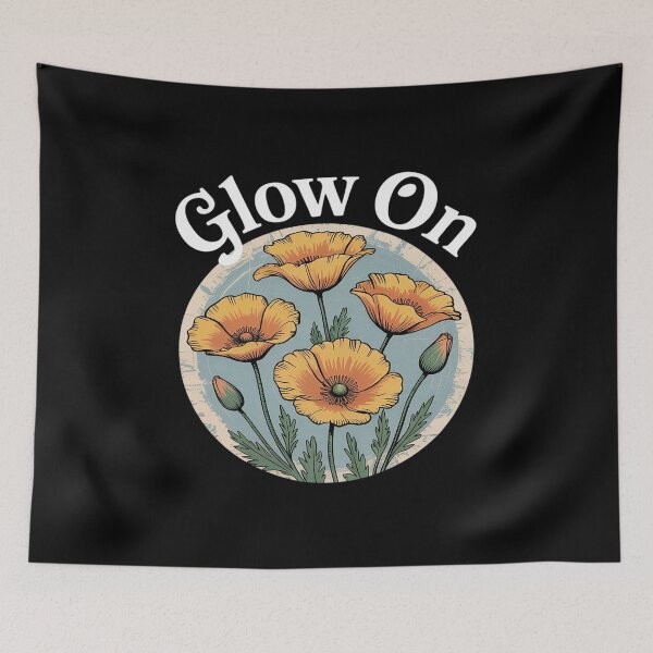 Item preview, Death Valley GLOW ON Golden Poppy Funny California designed and sold by PeteHomenick.