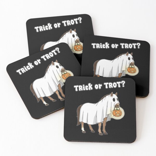 Item preview, Trick or Trot? Cute Horse Ghost Halloween Design designed and sold by A-Szczesniak.