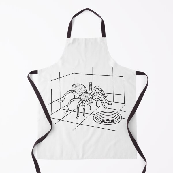Item preview, A tarantula crawling across a tiled floor near a drain designed and sold by rasagamastore.