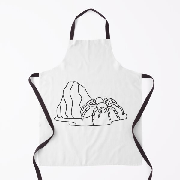Item preview, A tarantula crawling beside a rock in a desert corner designed and sold by rasagamastore.