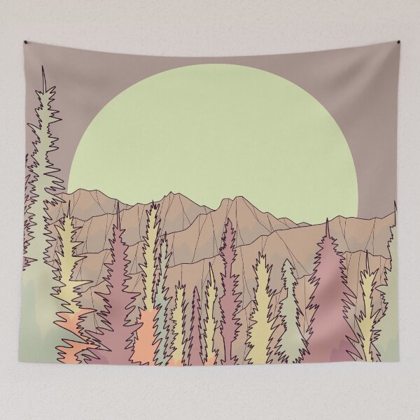Item preview, Mountain trees designed and sold by Swadeillustrations.