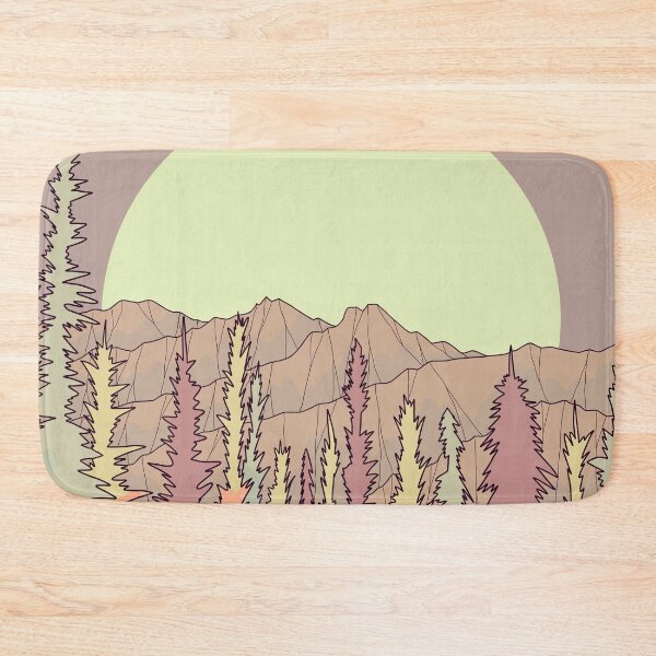 Item preview, Mountain trees designed and sold by Swadeillustrations.