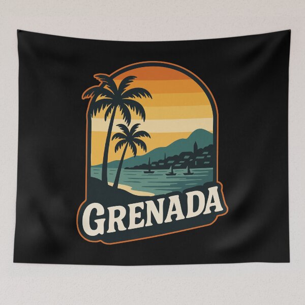 Item preview, Grenada Caribbean Travel designed and sold by TomFrontierArt.
