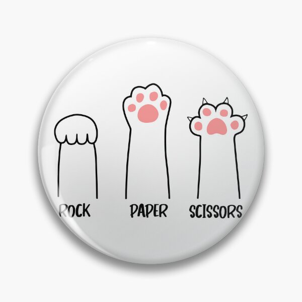 Artikelvorschau, Schere, Stein, Papier - Paw Cat entworfen und verkauft von Faissal Thomass.